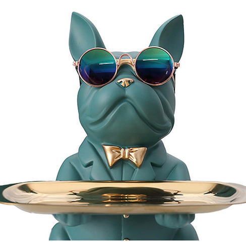 Bulldog - Bandeja De Resina Para Guardar Llaves