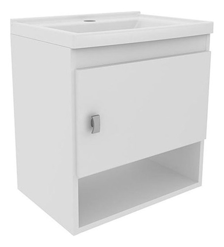 Mueble De Baño Con Lavamanos Linz Blanco Cantidad de agujeros para grifería Un agujero