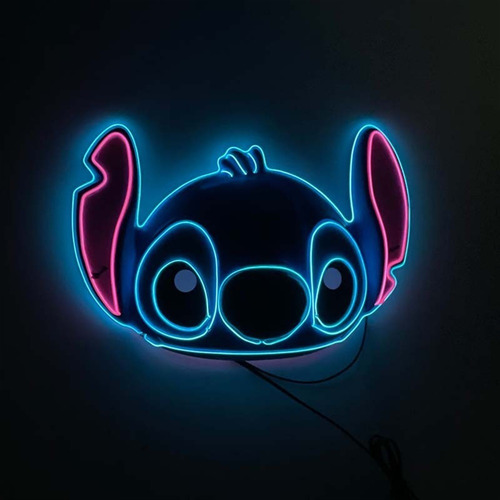 Máscara De Halloween Luminous Stitch, Atuação De Máscara
