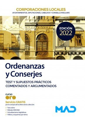 Libro Ordenanzas Y Conserjes Corporacion Local Test Y Sup...