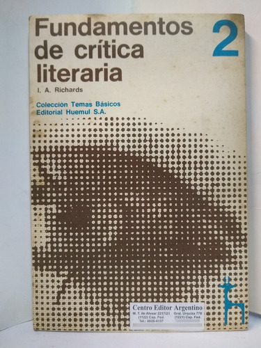 Fundamentos De Crítica Literaria - I. A. Richards 