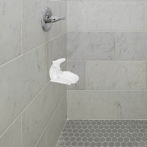 Reposapiés De Ducha Plegable Con Ventosa Para Afeitarse Las