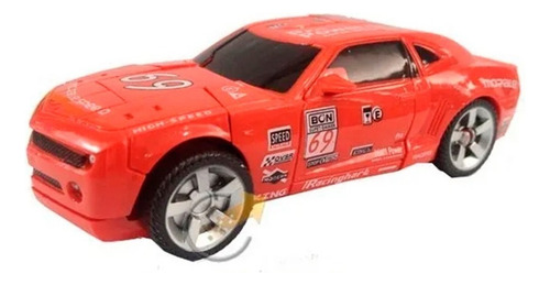 Autobot Transformer Bumblebee Robot Con Armas Realistico Color Rojo Personaje Auto Transformable En Robot