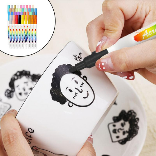 120 Bolígrafos De Pintura Acrílica, Punta Impermeable, Pintu