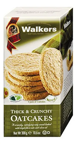 Galletas De Avena Gruesas Y Crujientes Con Salvado, 10 6 Oz
