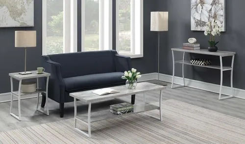 Convenience Concepts X-calibur - Mesa De Consola, Abedul Sin