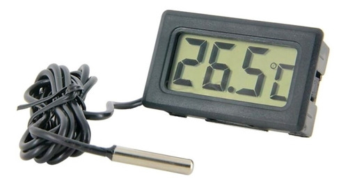 Termómetro Digital Con Sonda De Temperatura -50°c A +70°c