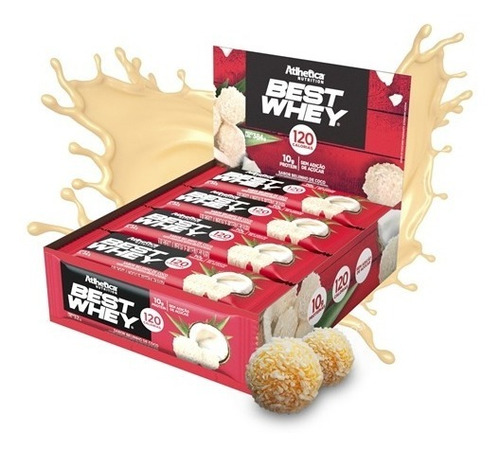 Best Whey Bar 12 Barrinhas Vários Sabores - Atlhetica