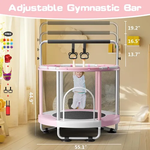 Zcmhaxj Trampolín De 55 Pulgadas Para Niños Con Cerramien. | Cuotas sin interés Zcmhaxj Trampolín De 55 Pulgadas Para Niños Con Cerramien. | Cuotas sin interés