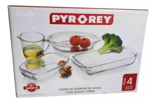 Combo De Hornear De Vidrio Glass Baking Combo Pyrorey