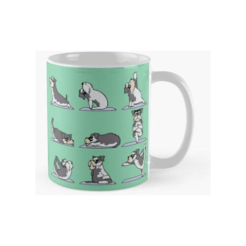 Taza Schnauzer Miniatura Yoga Calidad Premium