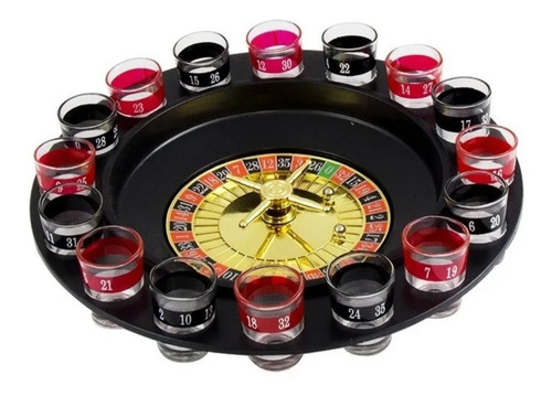 Imagem 6 de 7 de Jogo De Roleta Com Copos Para Drinks - Western Gomes