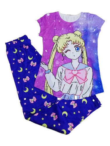 Pijamas Sailor Moon Unitalla Muy Suaves