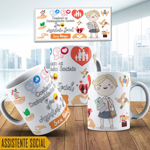 Caneca Presente Assistente Social 2