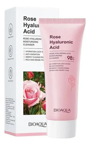 Limpiador Facial Hidratante Bioaqua Con Extracto De Rosas 