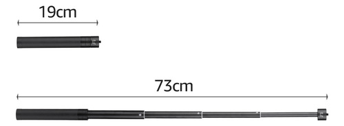 Barra Extensión Pole Rod Max. Cardán Telescópico Y 73 Cm