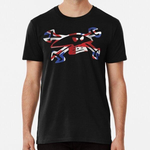 Remera Guy Martin Calavera Logotipo - Union Jack Premium ALG