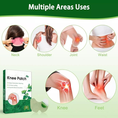 Parches Herbales Calientes Para La Rodilla Patch 24