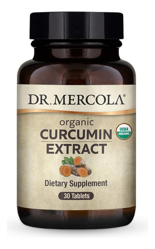 Extracto De Curcumina Orgánico 300mg 30 Tabletas Dr Mercola