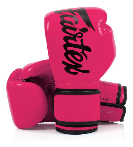 Guantes Para Entrenamiento Fairtex, 14 Onzas, Rosa Y Negro