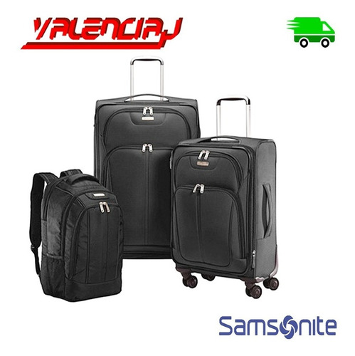 Maletas Para Viaje Samsonite Dlx Juego De 3 Piezas Negras | Envío gratis