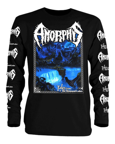 Amorphis Tales From The Thousand Lakes Playera Manga Larga