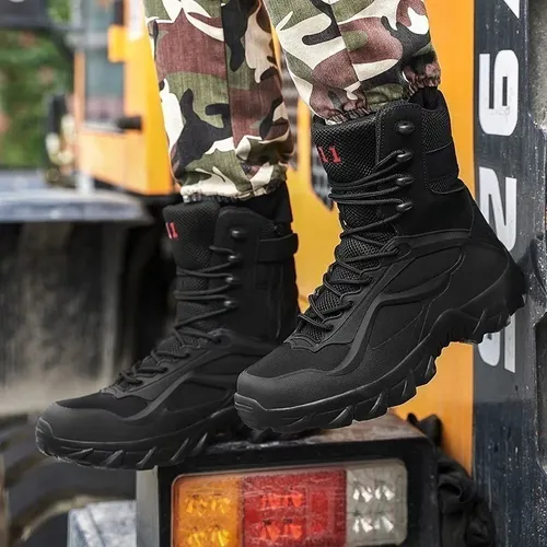 Botas De Combate Militar Tactico Ejército Senderismo Hombres