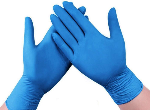 Guantes De Nitrilo Talla M Extra Resistente Azul