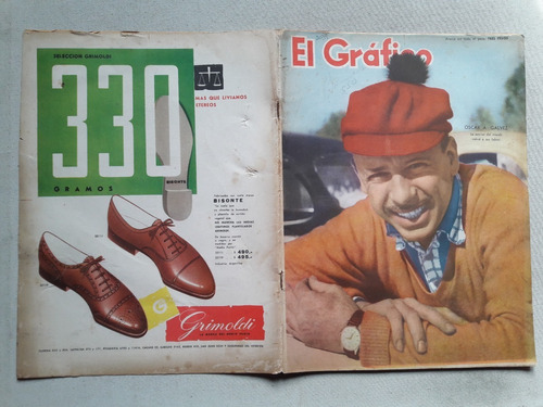 Revista El Gráfico Nº 2039 San Lorenzo Racing - Galvez 1958