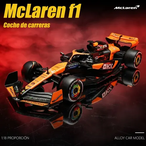 1:18mclaren F1 Formula Racing Modelo Brinquedo Juvenil