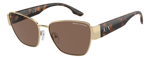 Gafas De Sol Armani Exchange Ax2051 S, Color Amarillo Con Marco De Metal Estandar - Ax2051
