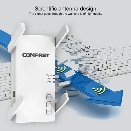 Repetidor Inalámbrico 2.4/5 Ghz Router Extensor Wifi Ac2100