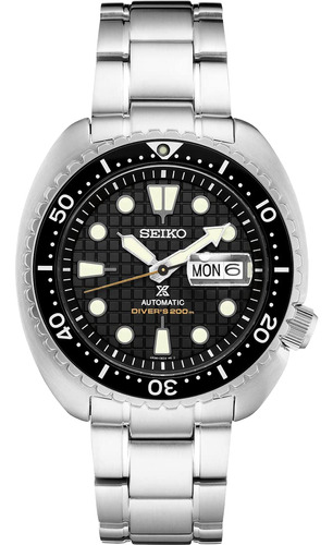 Reloj Seiko Srpe03 Prospex Hombre Plata 45mm Acero Inoxidabl