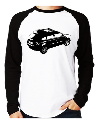 Camiseta Raglan Carro Stilo Blackmotion Longa