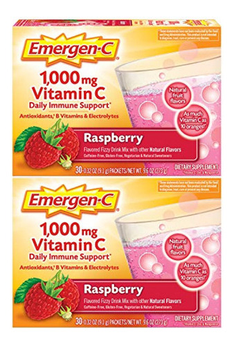 Suplemento Vitamina C Emergen-c 1000 Mg De Vitamina C En Pol