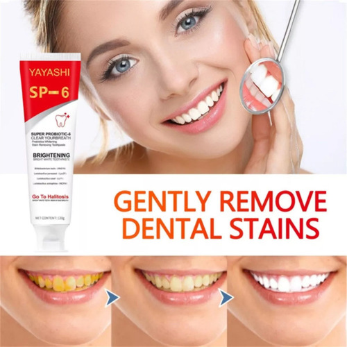 Yayashi Pasta Dental Blanqueadora Con Probióticos Sp-6 1pcs.