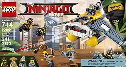 Lego Ninjago Movie Manta Ray Bomber 70609 Building Kit 