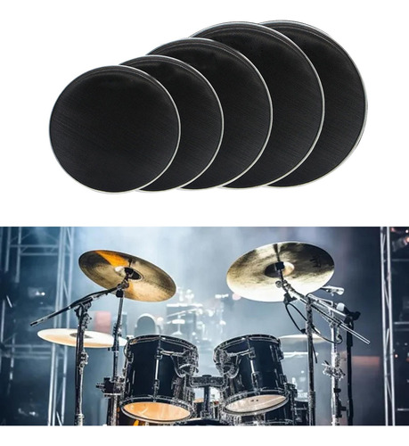 Juego De 5 Pads De Práctica De 10 12 14 14 18 Pulgadas