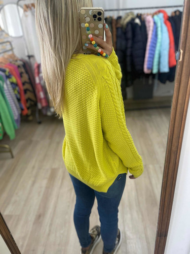 Sweater Tramado Colores Mujer The Big Shop