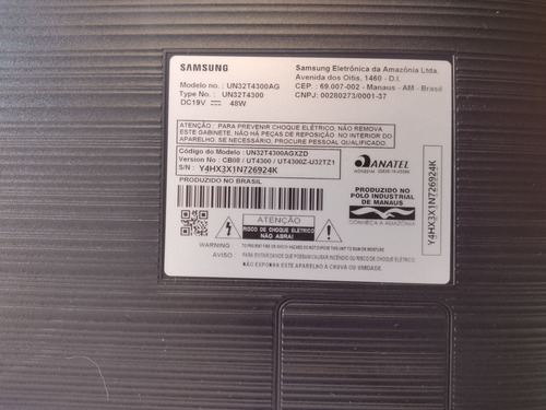 Imagem 1 de 3 de Tv Samsung 32polegadas, Para Retirada De Peças .