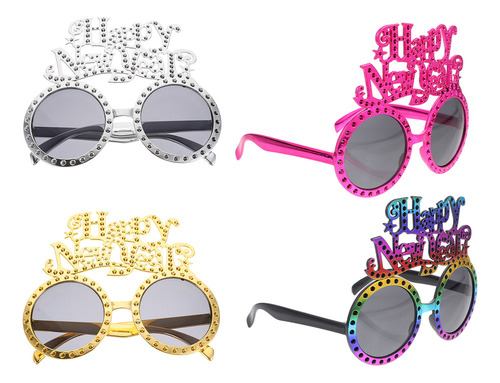 Gafas De Sol Divertidas De Año Nuevo 2022 For Cosplay, 4 Un