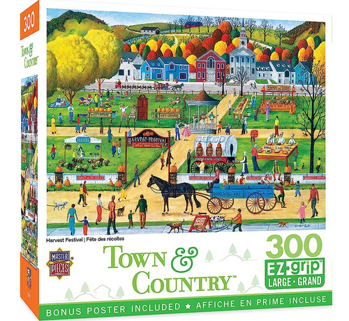 Masterpieces 300 Piece Ez Grip Jigsaw Puzzle - Havest Fresti