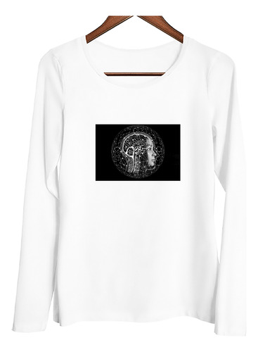 Remera Mujer Ml Neurona Pensamiento Cabeza Desarrollo