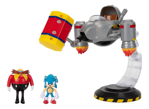 Playset Sonic Egg Mobile Battle Set The Hedgehog Candide