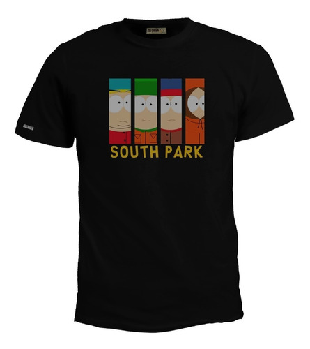 Camiseta Rostros De Personajes Rectangulos South Park Bto