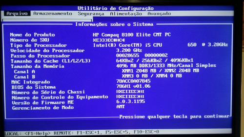 Cpu Hp Elite 8100 I5 650 Ram 4gb Hd 500gb * Entrega Grats Sp