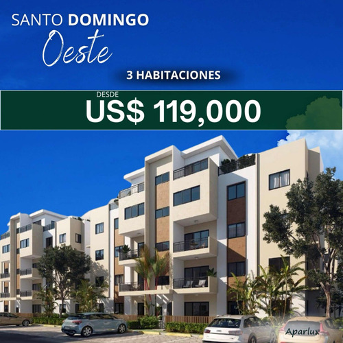 Apartamentos De 3 Habitaciones En Santo Domingo Oeste