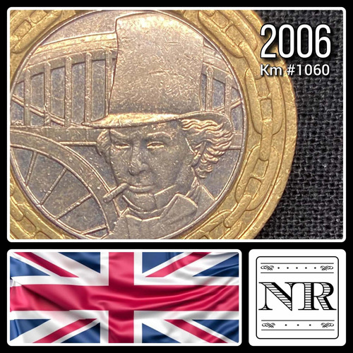 Inglaterra - 2 Libras - Año 2006 - Km #1060 - Brunel 