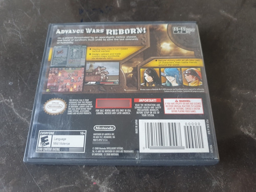 Advance Wars Ds Days Of Ruin Nintendo Ds Sin Manual (Usado)