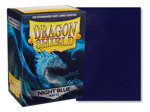 Dragon Shield Sleeves Standard Night Blue Matte 100 Micas